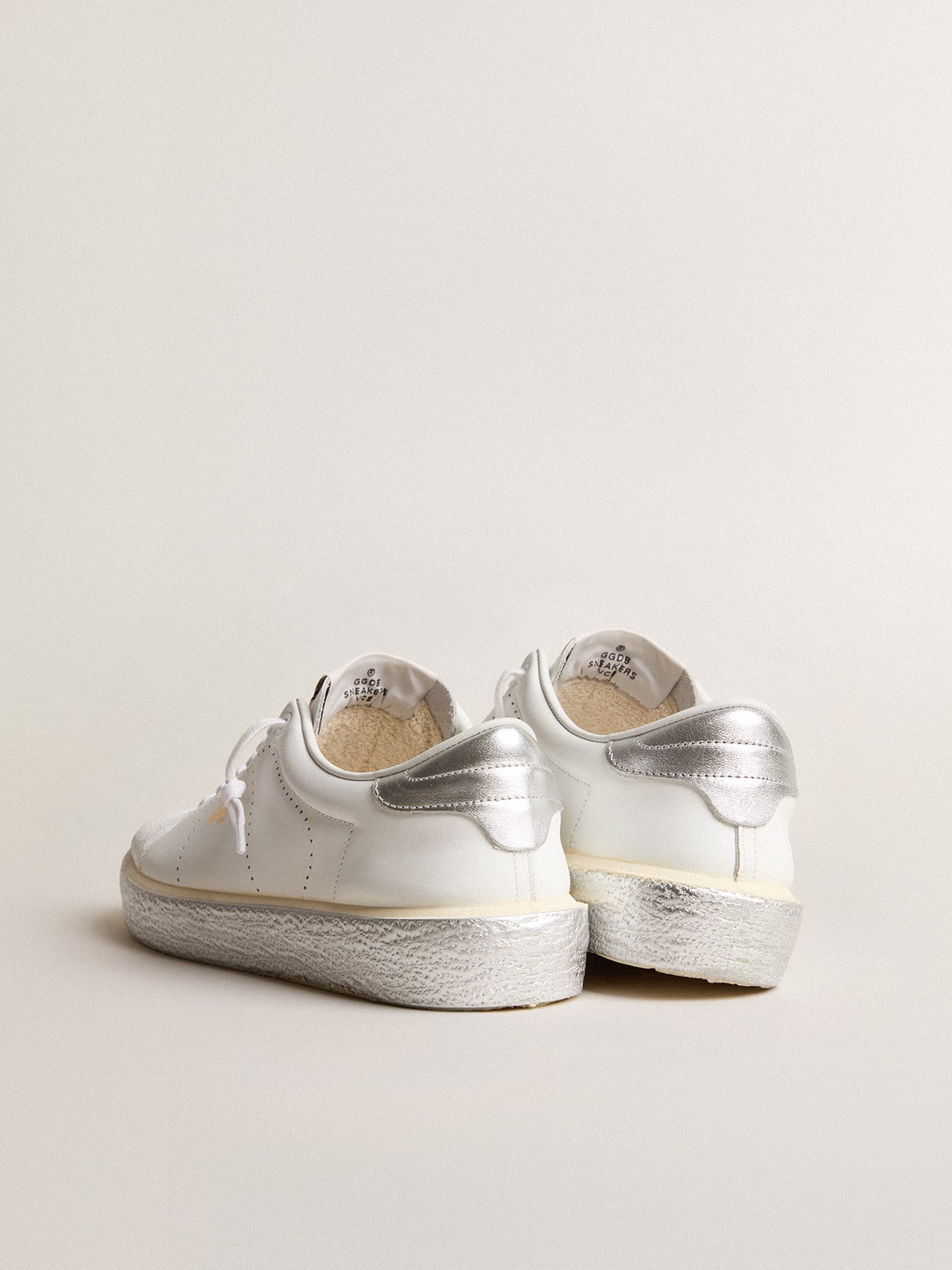 Golden Goose - Tennis with silver heel tab in 