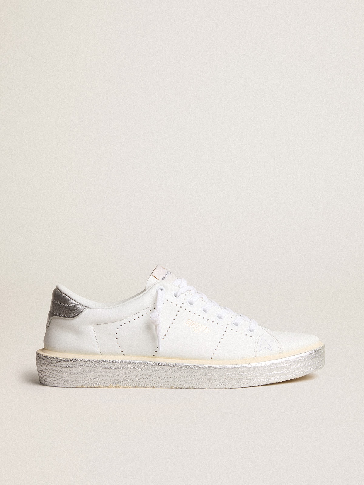 Golden Goose - Tennis with silver heel tab in 