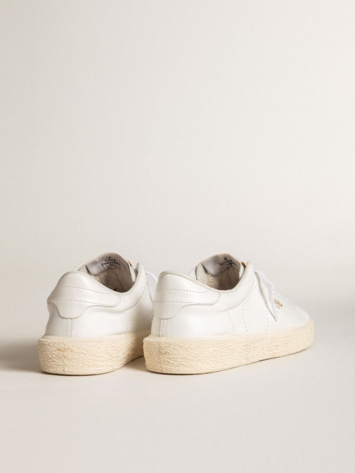 Golden Goose - Women’s Tennis in white leather in 