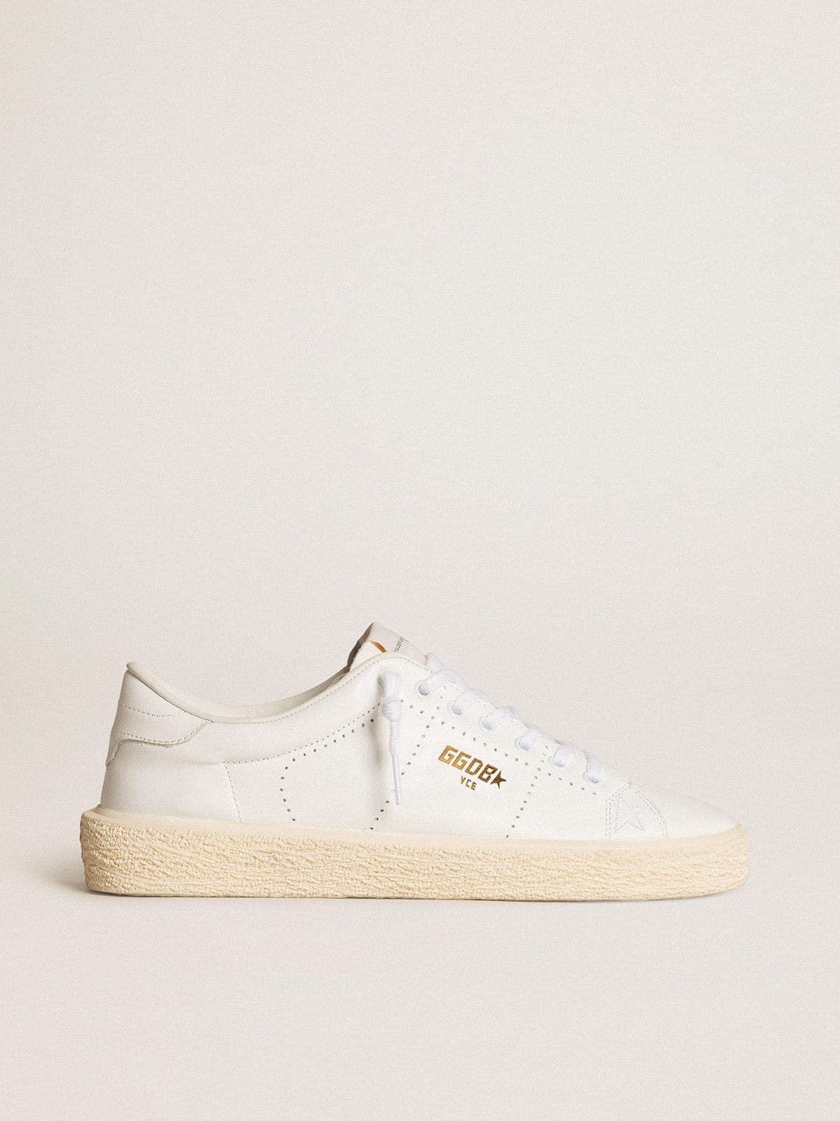 Golden Goose - Women’s Tennis in white leather in 