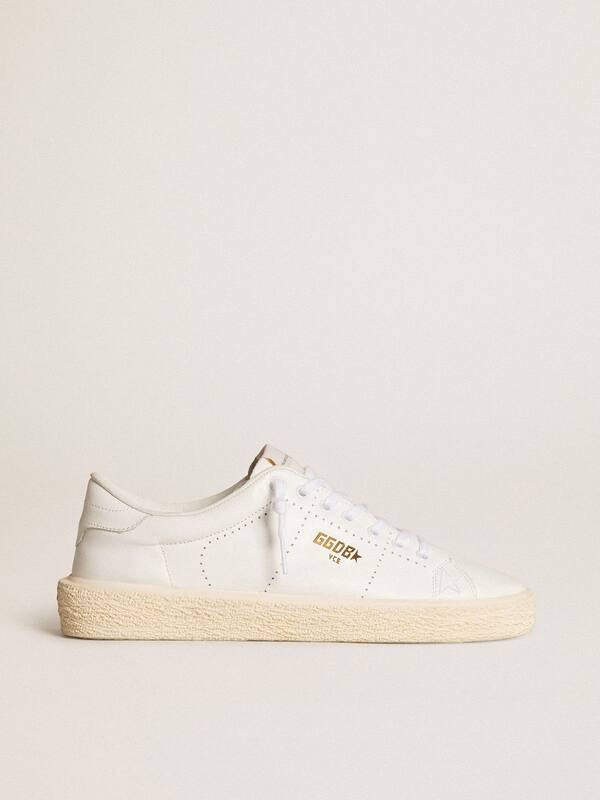 Golden Goose - Women’s Tennis in white leather in 