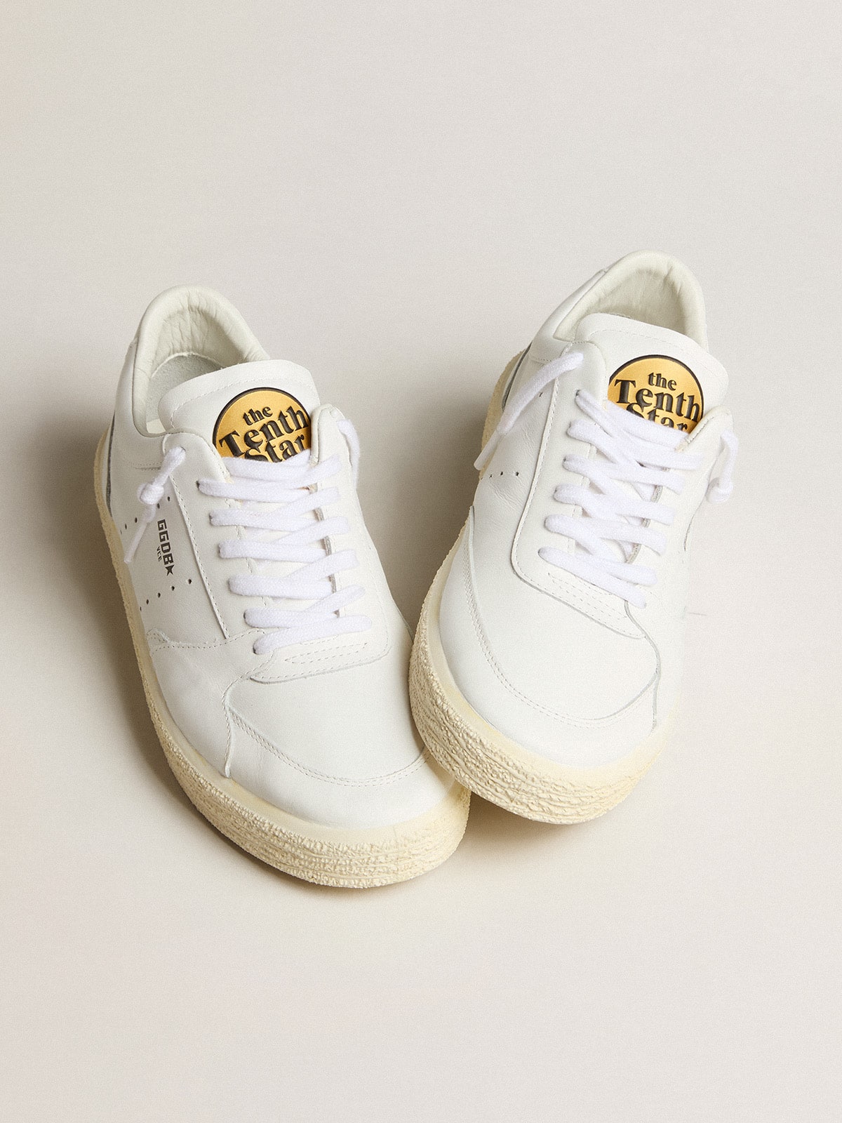 Golden Goose - Women's Tenth Star in white leather in 