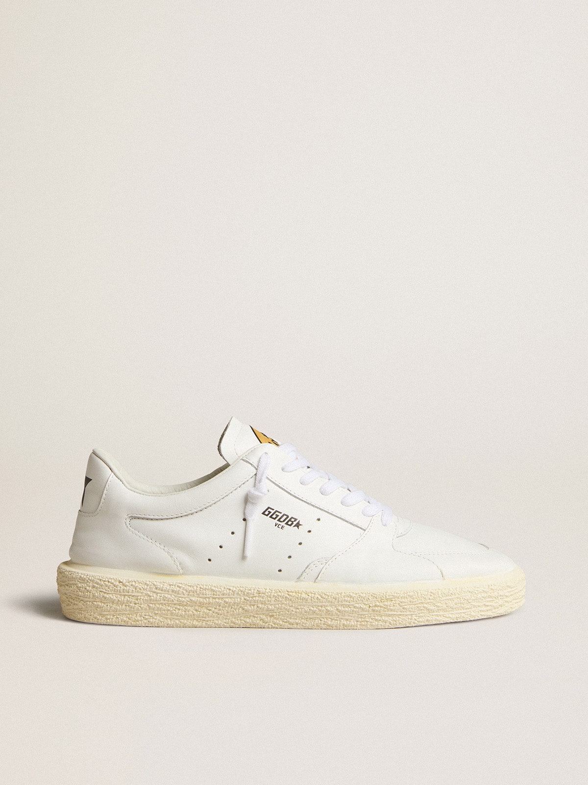 Golden Goose - Women's Tenth Star in white leather in 