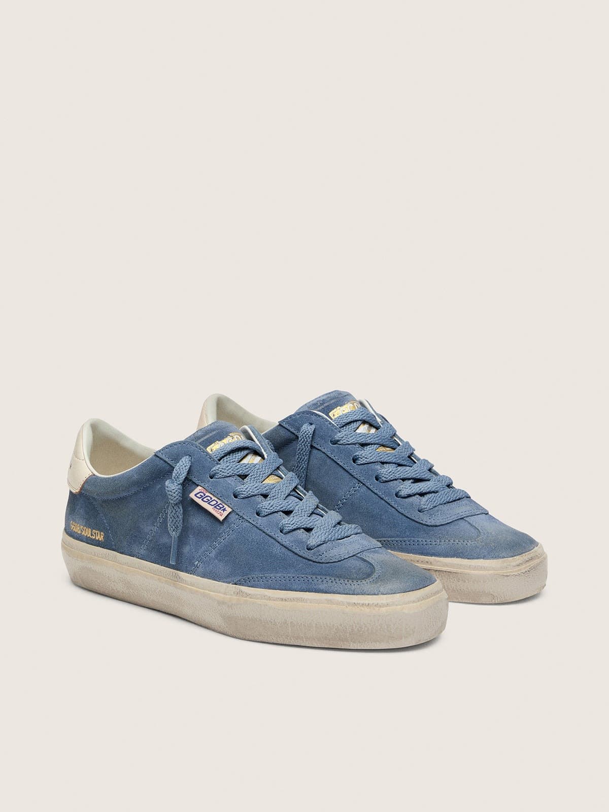 Golden Goose - Soul Star de mujer de ante azul in 