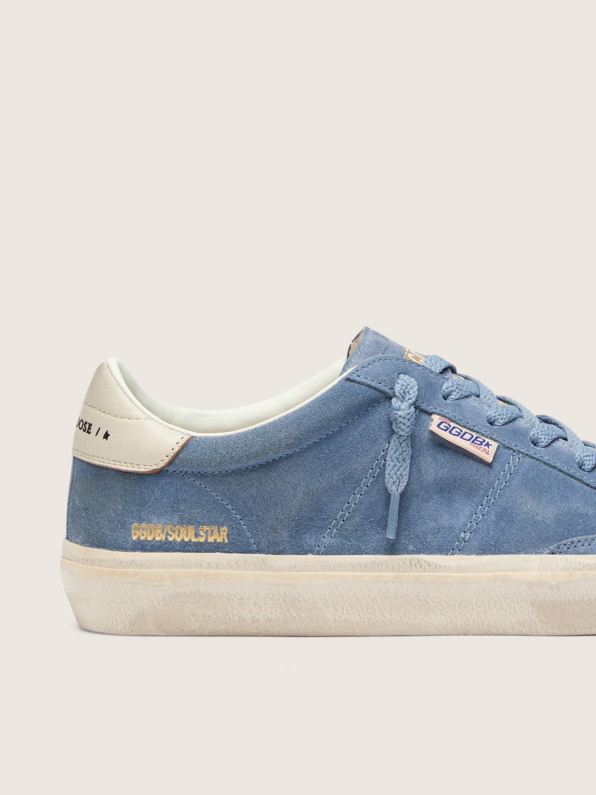 Golden Goose - Soul Star de mujer de ante azul in 