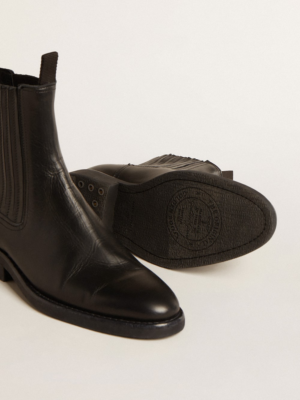 Golden Goose - Women’s Chelsea boots in black leather in 