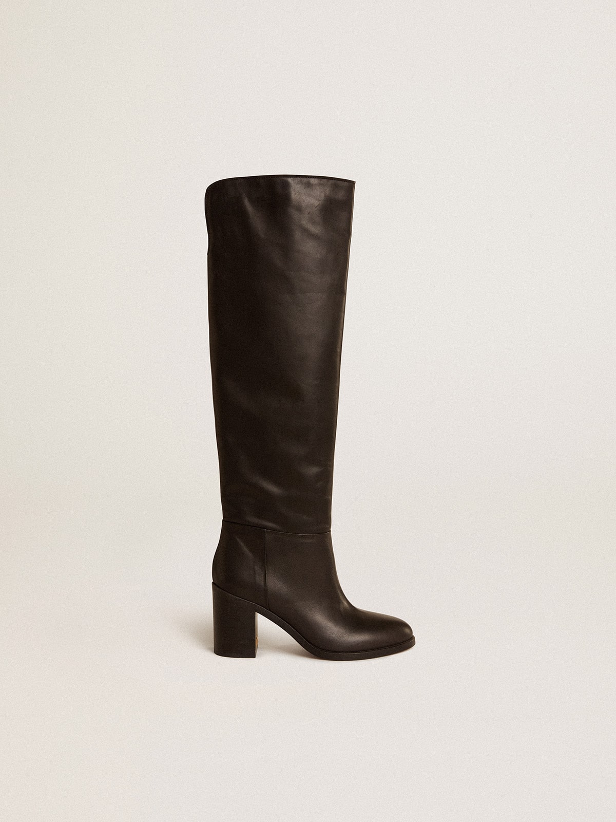 Golden Goose - Vivienne knee-high boots in black leather in 