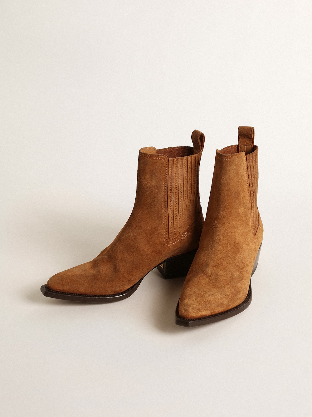 Golden Goose - Debbie brown suede boots in 
