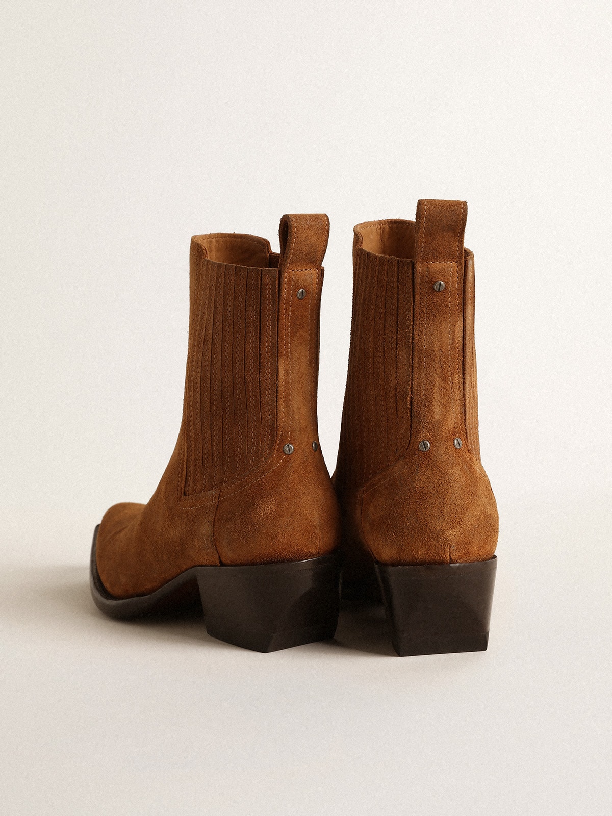 Golden Goose - Debbie brown suede boots in 