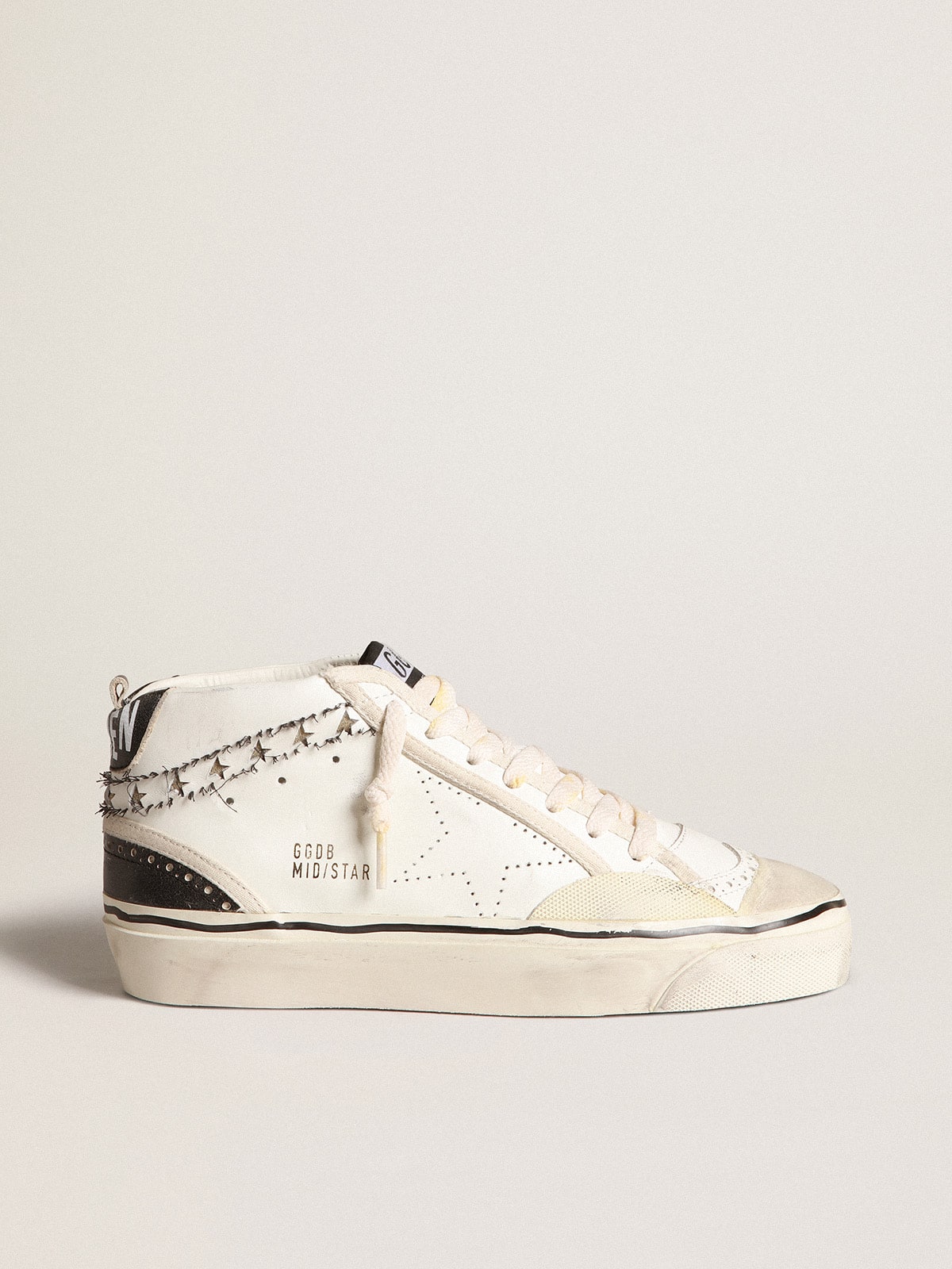 Golden Goose - Mid Star LAB mit perforiertem Stern und Komma mit sternförmigen Cut-outs in 