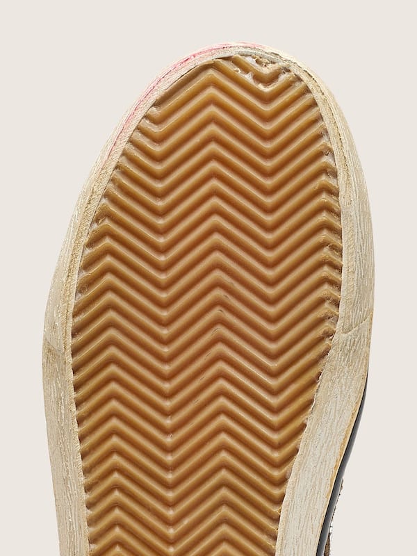 Golden Goose - Tabakbrauner LAB Slide Damen aus Suede mit Kristallen und Suedestern in 