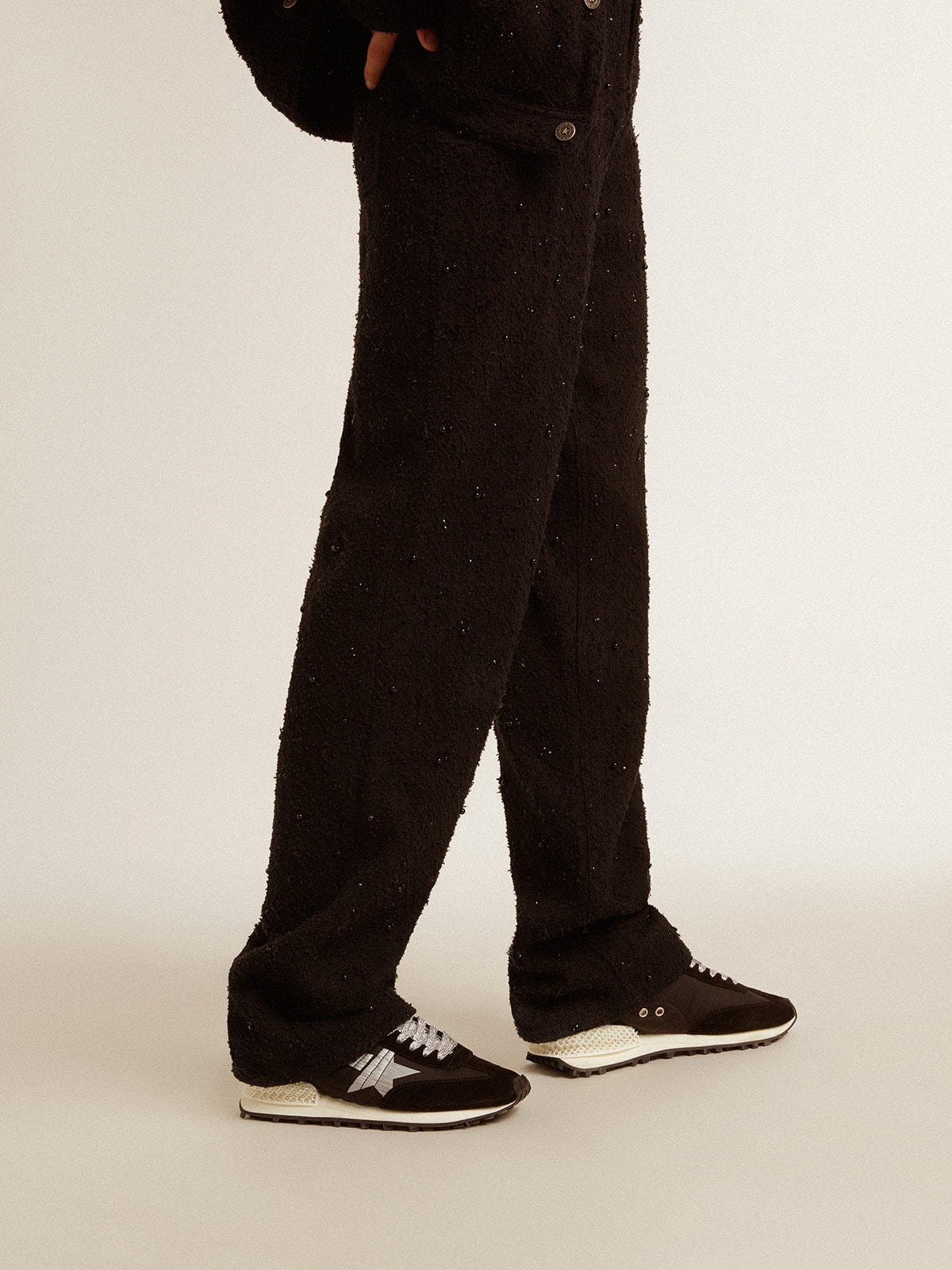 Women's Marathon with black ripstop nylon upper and silver star