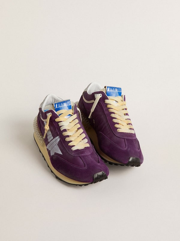 Women’s Marathon with purple nylon upper and white star