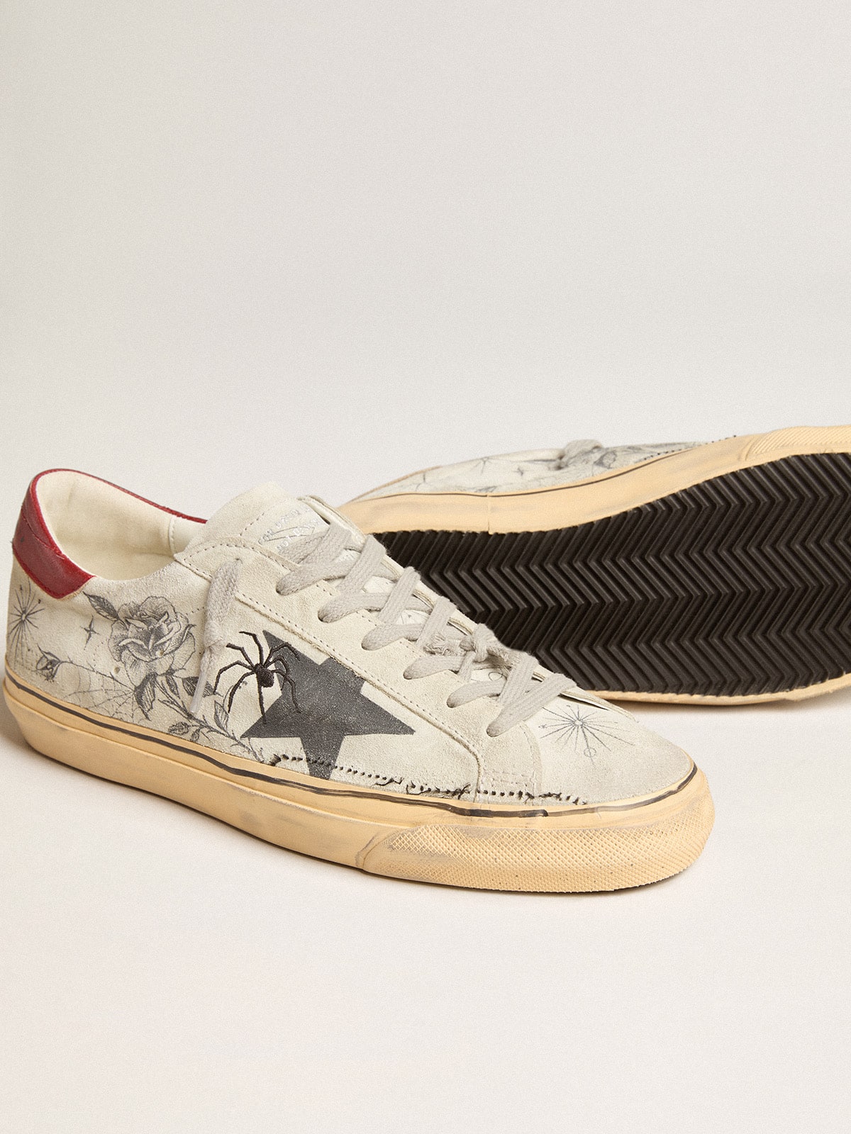 Golden Goose - HAUS of Dreamers exclusive women’s Super-Star in ice gray crust leather in 