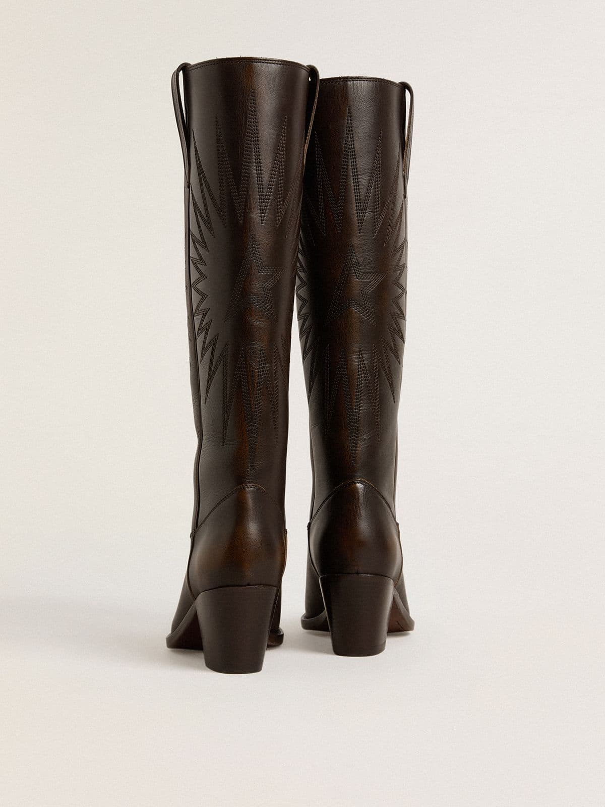 ブーツその他 Golden  Wish Star Model High Leather Boot GG Tall Wish Star Boot – Two Skirts