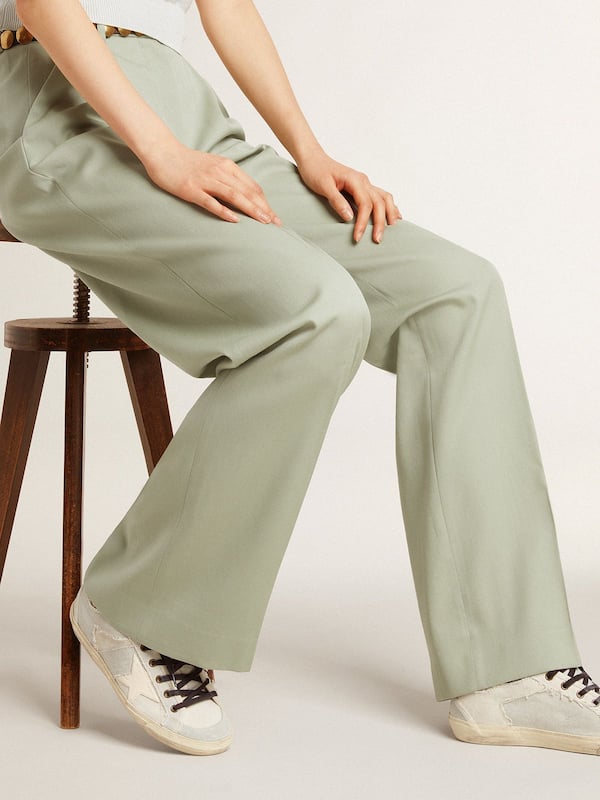 Golden Goose - Women's Super-Star LTD in canvas with TPU star and leather heel tab in 