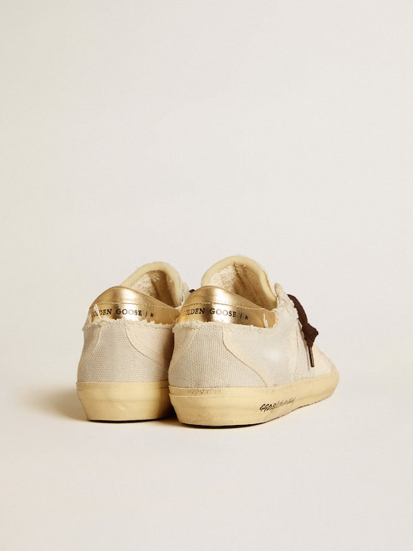 Golden Goose - Women's Super-Star LTD in canvas with TPU star and leather heel tab in 