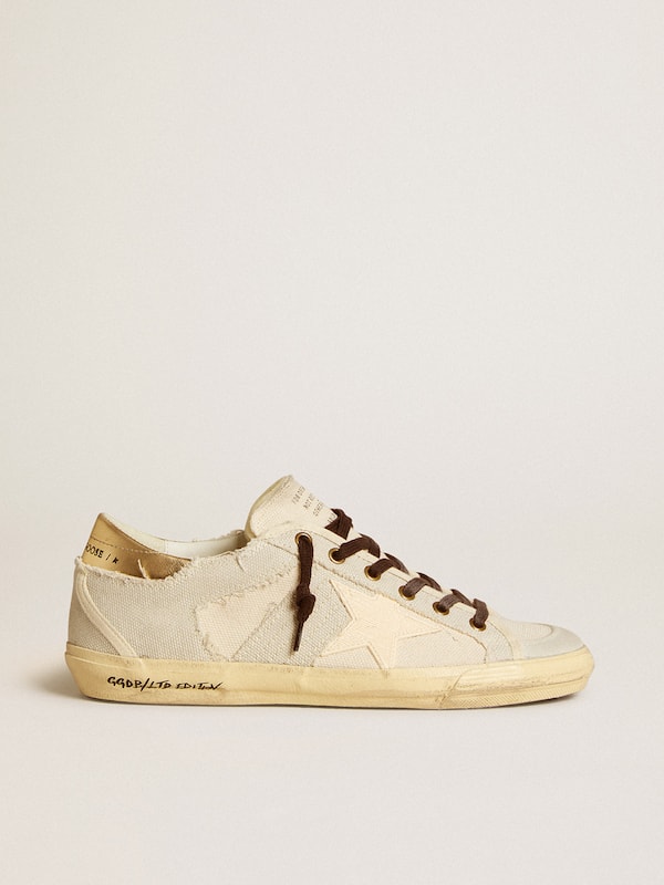 Golden Goose - Women's Super-Star LTD in canvas with TPU star and leather heel tab in 