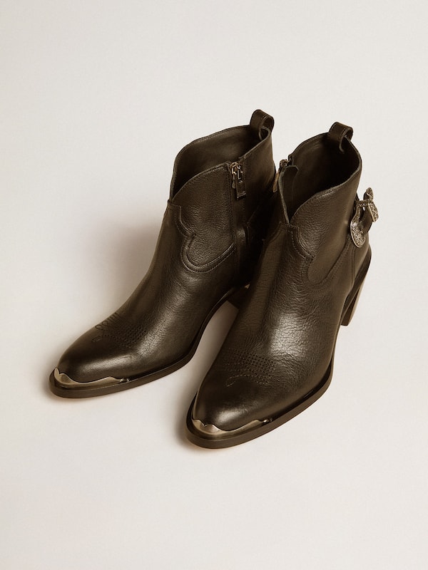 Golden Goose - Patty ankle boots in black leather in 