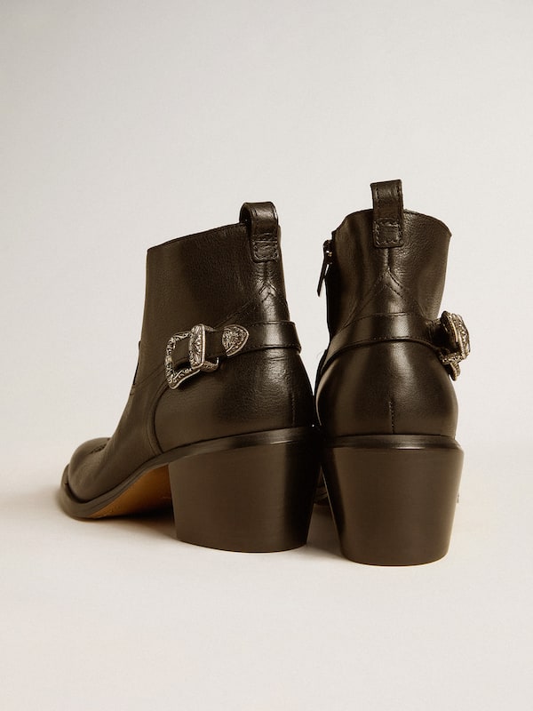 Golden Goose - Patty ankle boots in black leather in 
