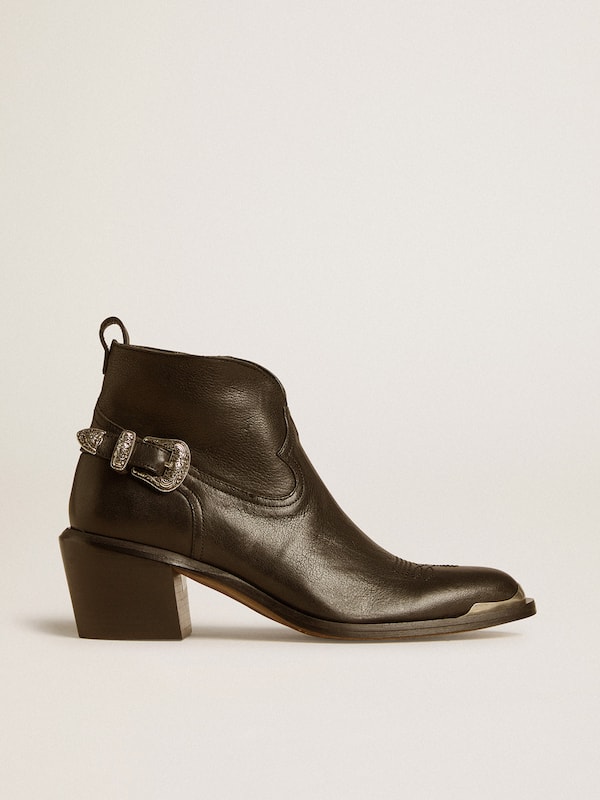 Golden Goose - Patty ankle boots in black leather in 