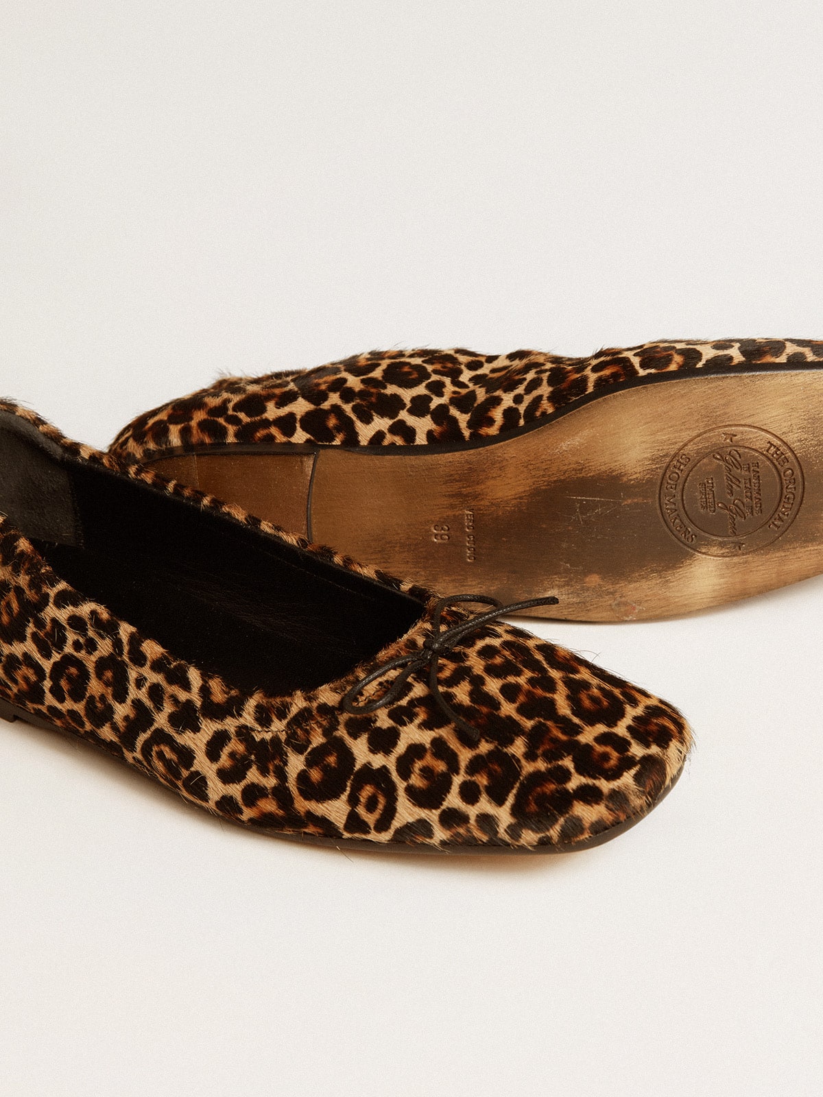 フラットシューズ Golden Goose 'Amy' ballet flats Golden Goose Amy Stud Zip Leather Ballerina Flats | Neiman