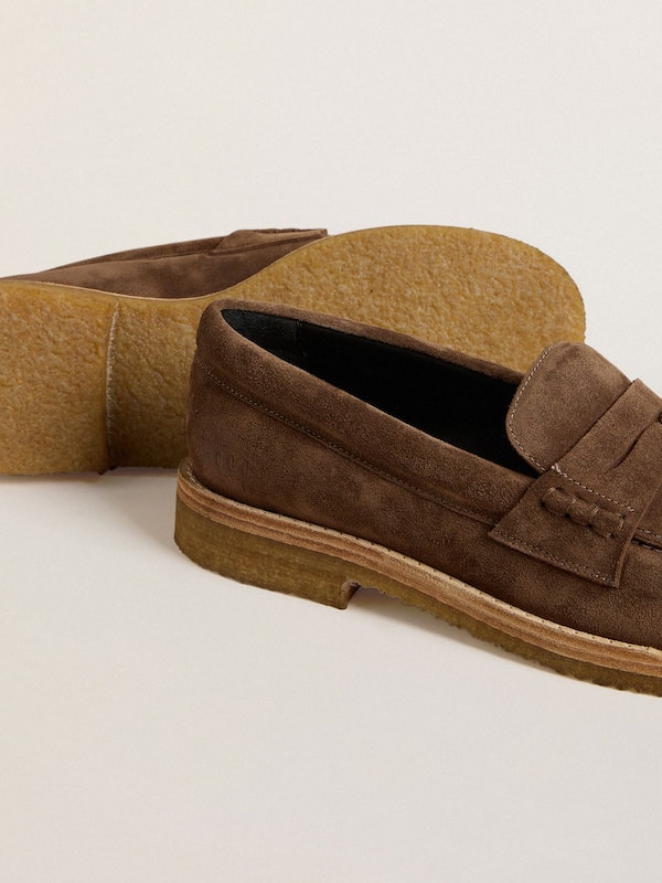 Golden Goose - Women's Jerry loafer in dove-gray suede in 