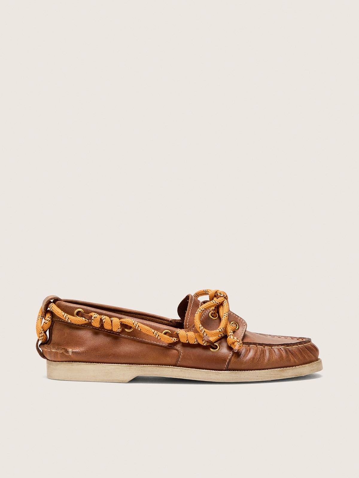 Golden Goose - Women's Cruise loafer in tobacco-colored leather in 