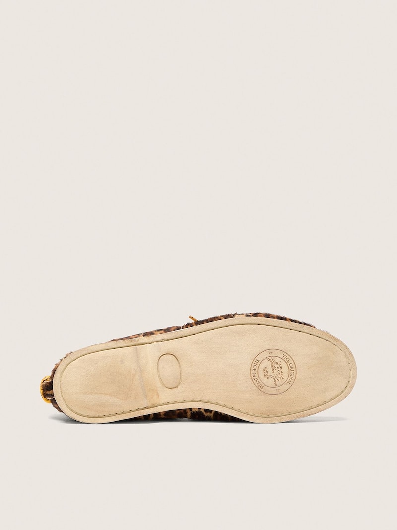 Golden Goose - Mocassino Cruise Donna in cavallino leopardato in 