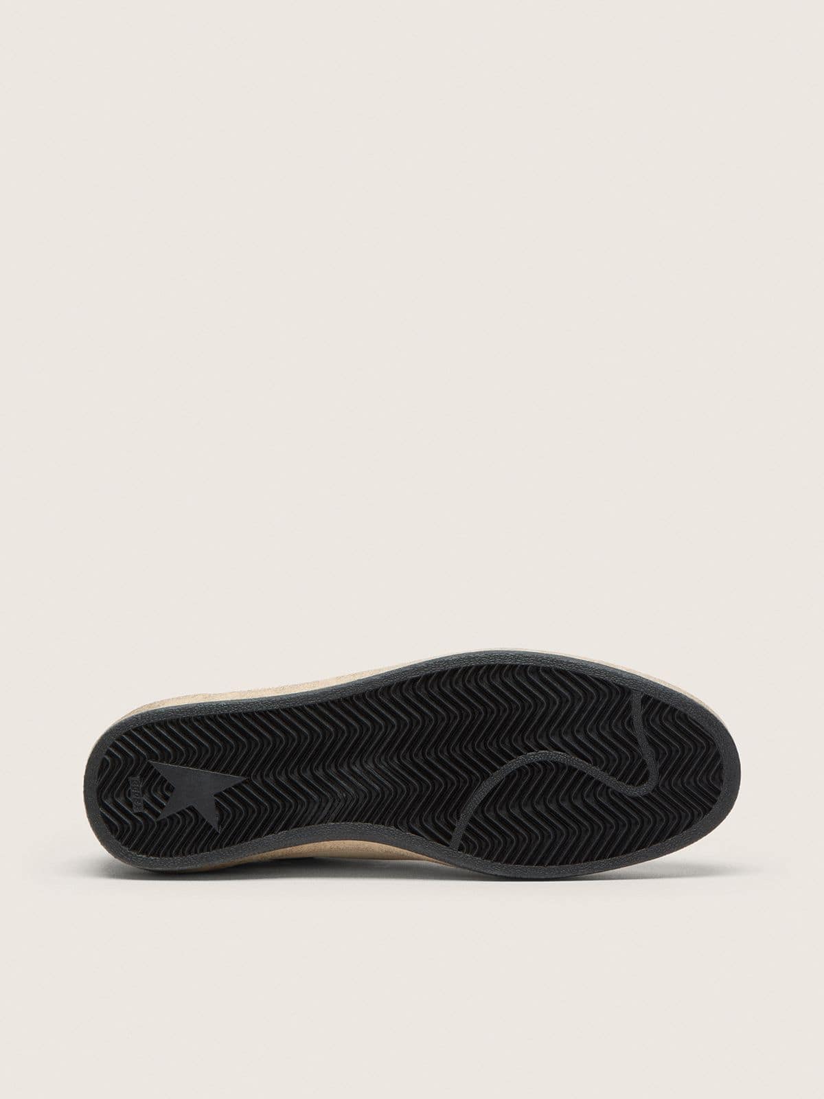 Golden Goose - Ball Star Wishes Donna con stella in suede e talloncino in cavallino leopardato in 