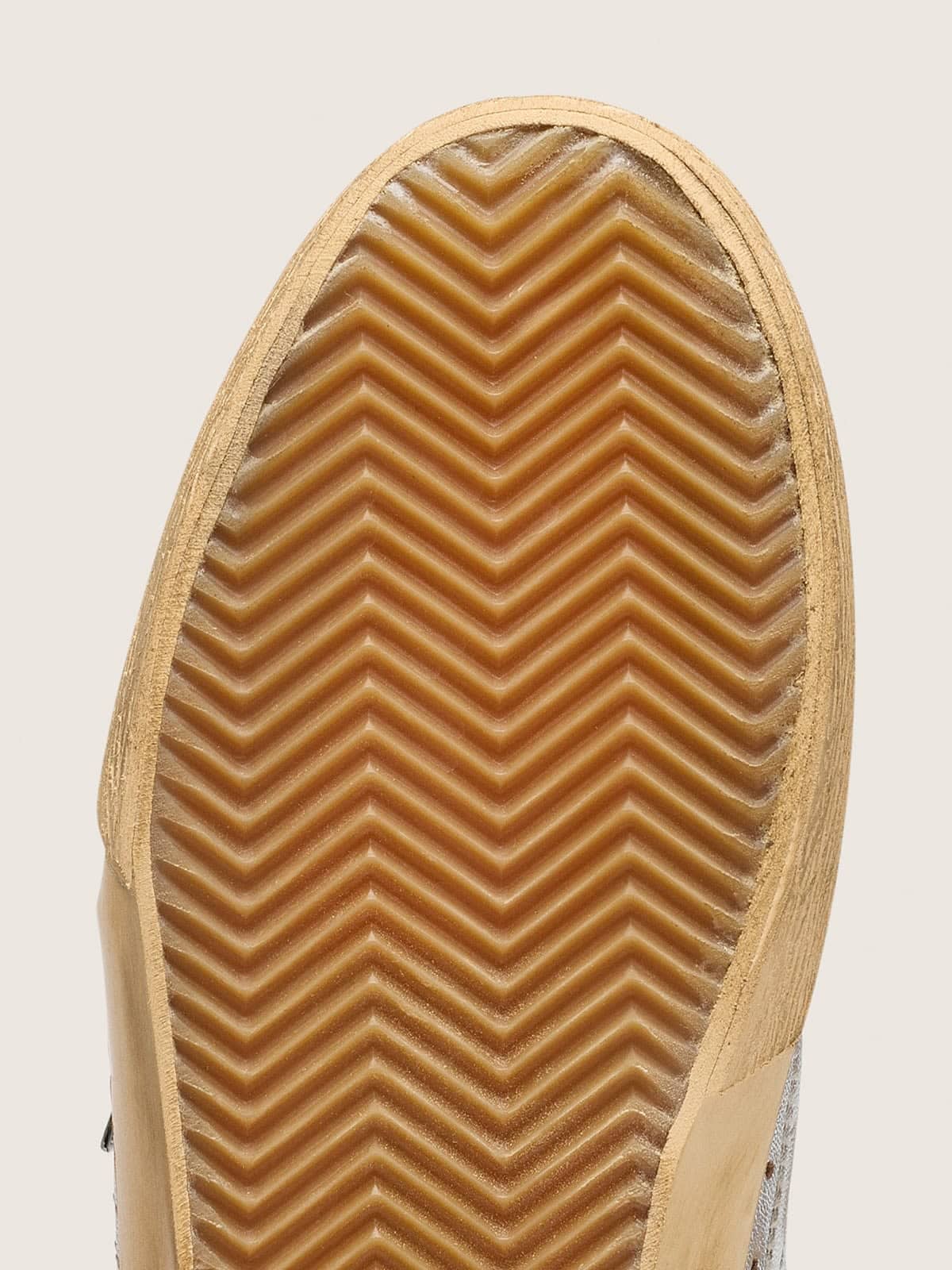 Golden Goose - Super-Star Donna LAB in nappa laminata con stella in TPU argento in 