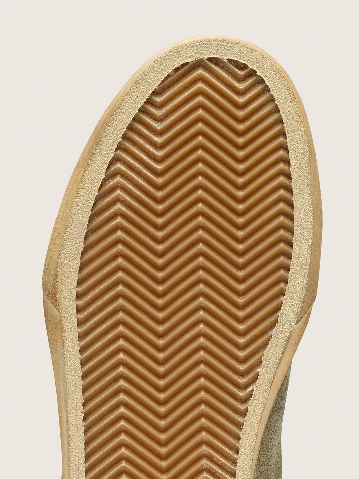 Golden Goose - Ball Star LAB pour femme en cuir velours vert avec &eacute;toile en cuir argent&eacute; et contrefort en cuir velours noir in 