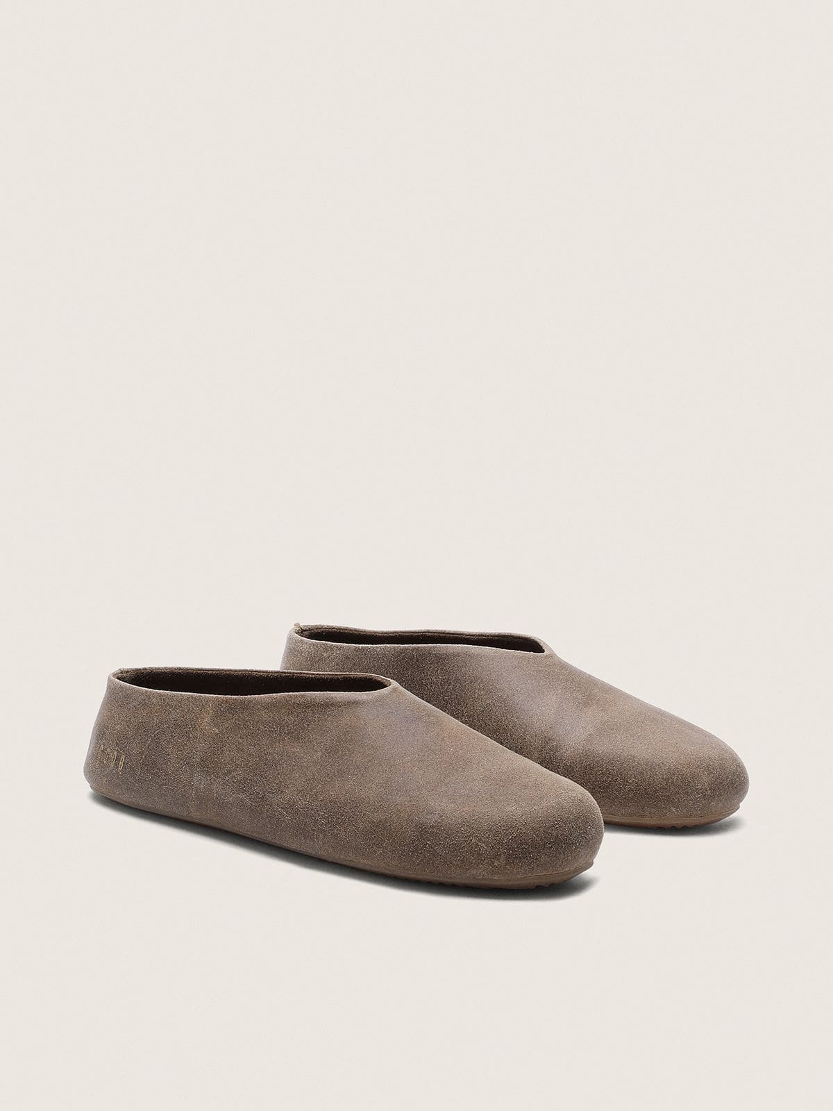 Tierra femme en cuir velours kaki