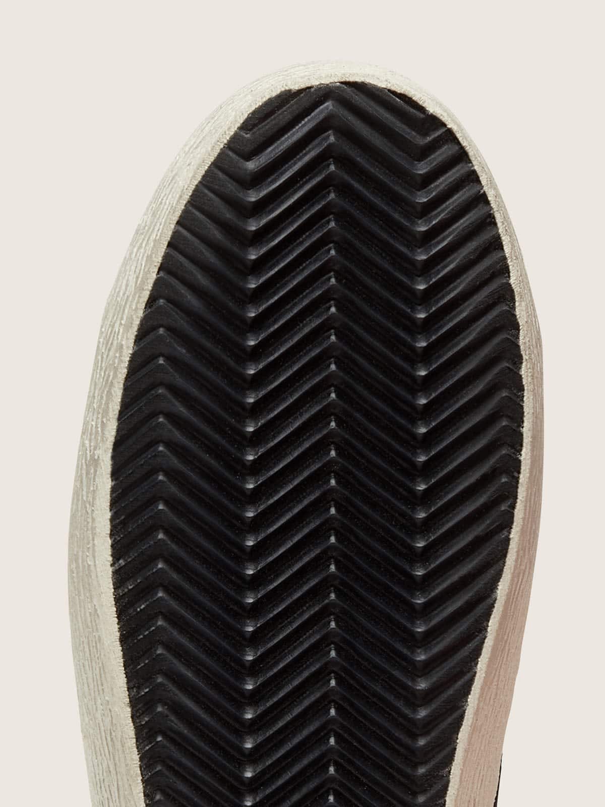Women's Super-Star LTD in black glitter leather with black leather