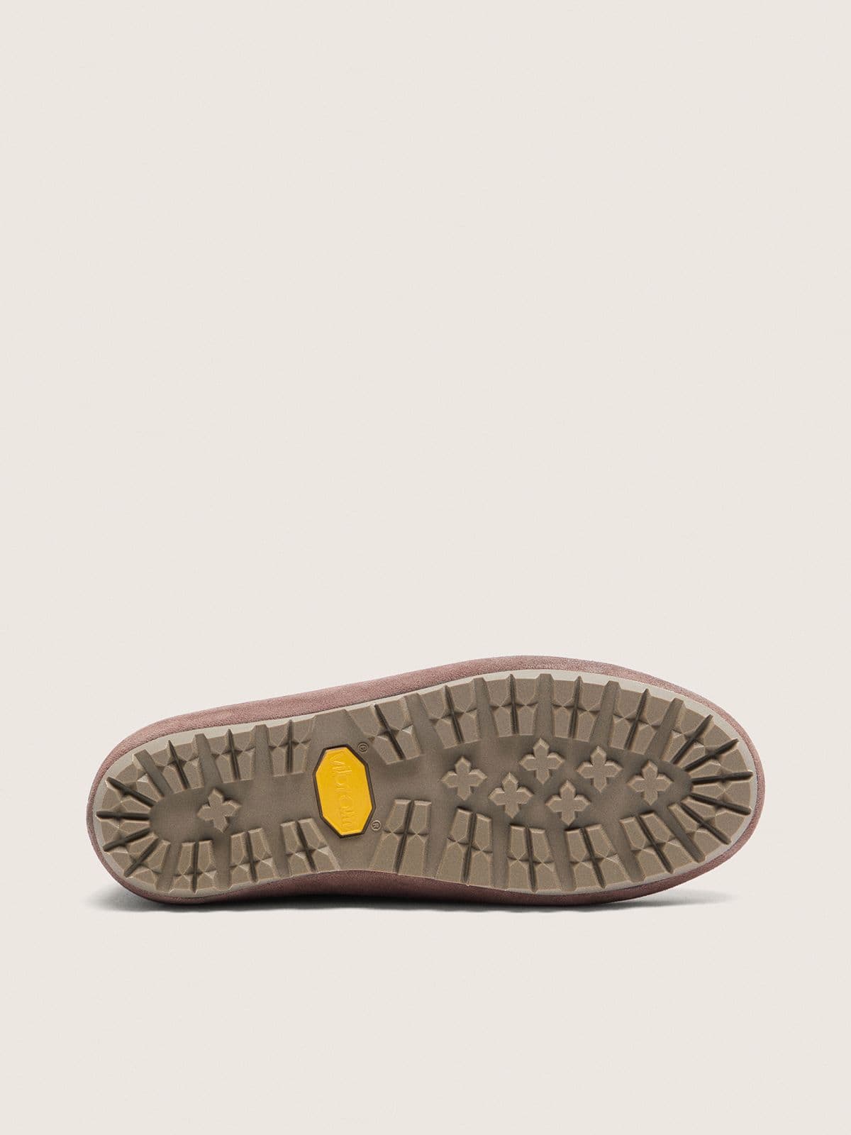 Golden Goose - Women&rsquo;s Super-Star in purple suede with purple star and shearling lining in 