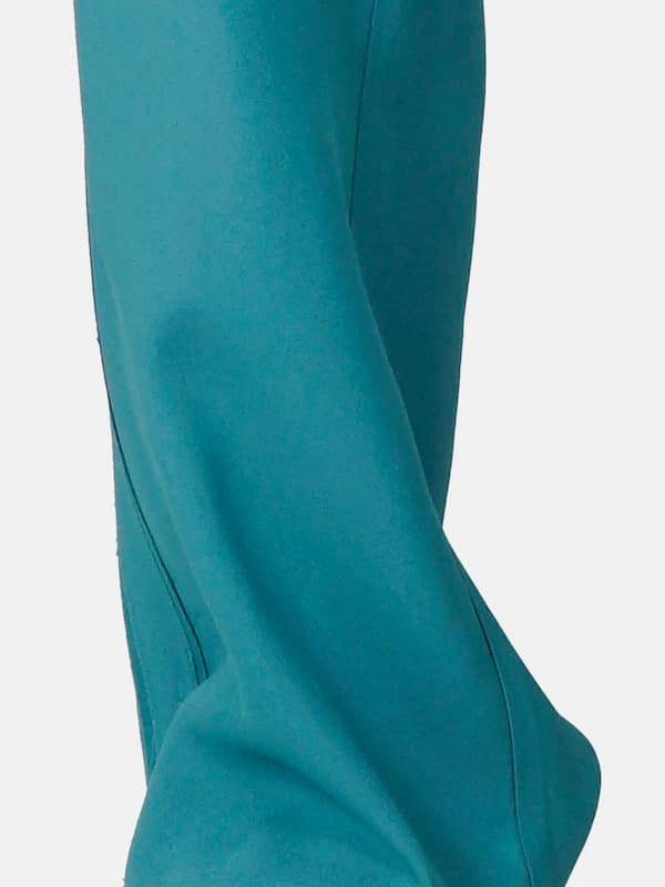 Golden Goose - Petrol green Amarilli trousers with a relaxed fit in 