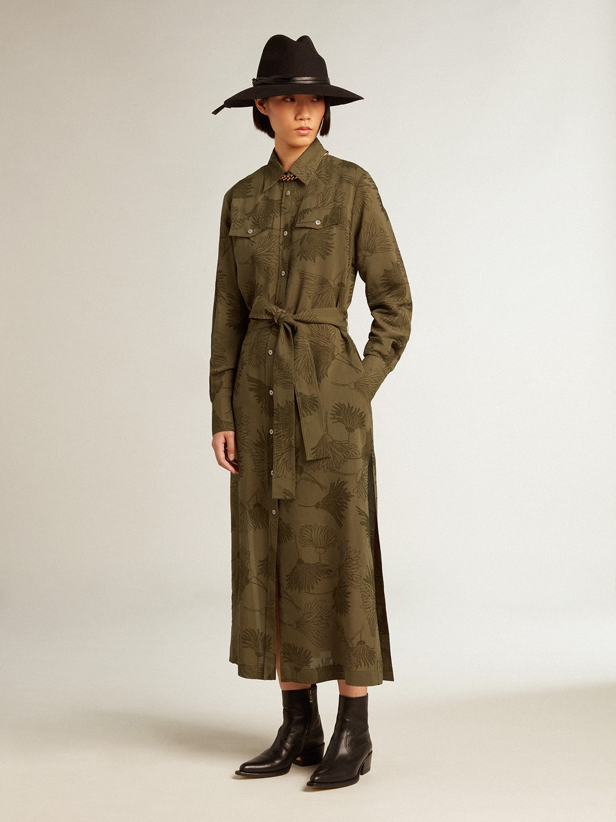 VILEBREQUIN Women Viscose Shirt Dress Flower Power