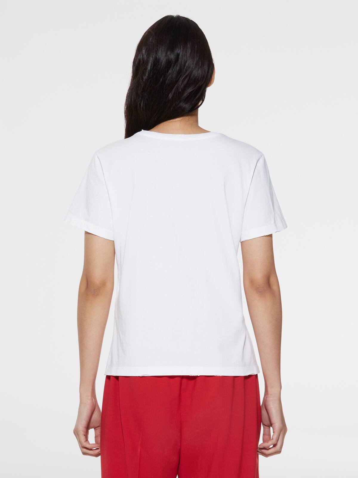 Golden Goose - Ania T-shirt with star print on the front in 