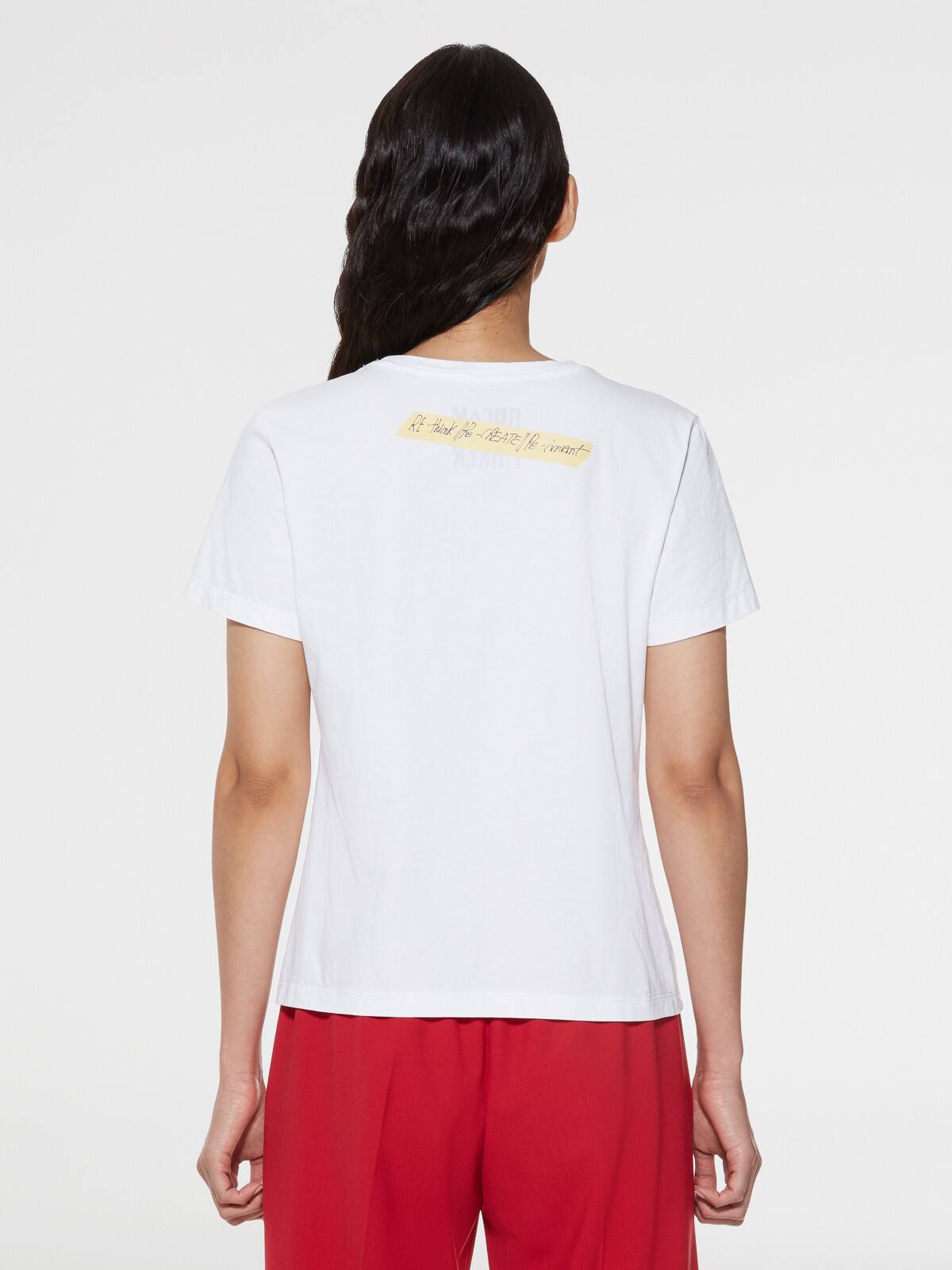 Golden Goose - Dream Maker Collection Ania T-shirt with adhesive tape-effect print in 