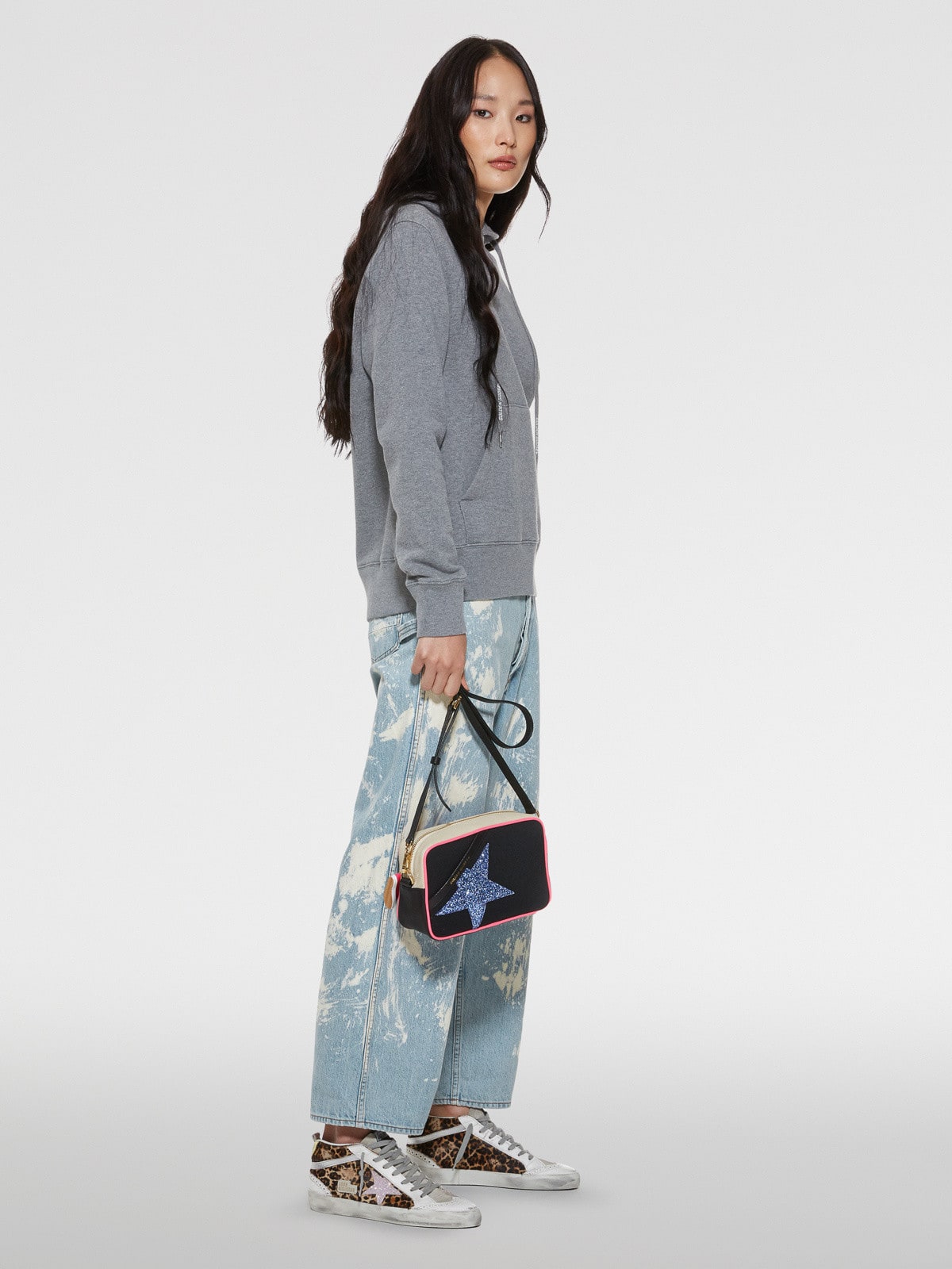 Golden Goose - Dream Maker Collection Ayan sweatshirt with patches on the back in 