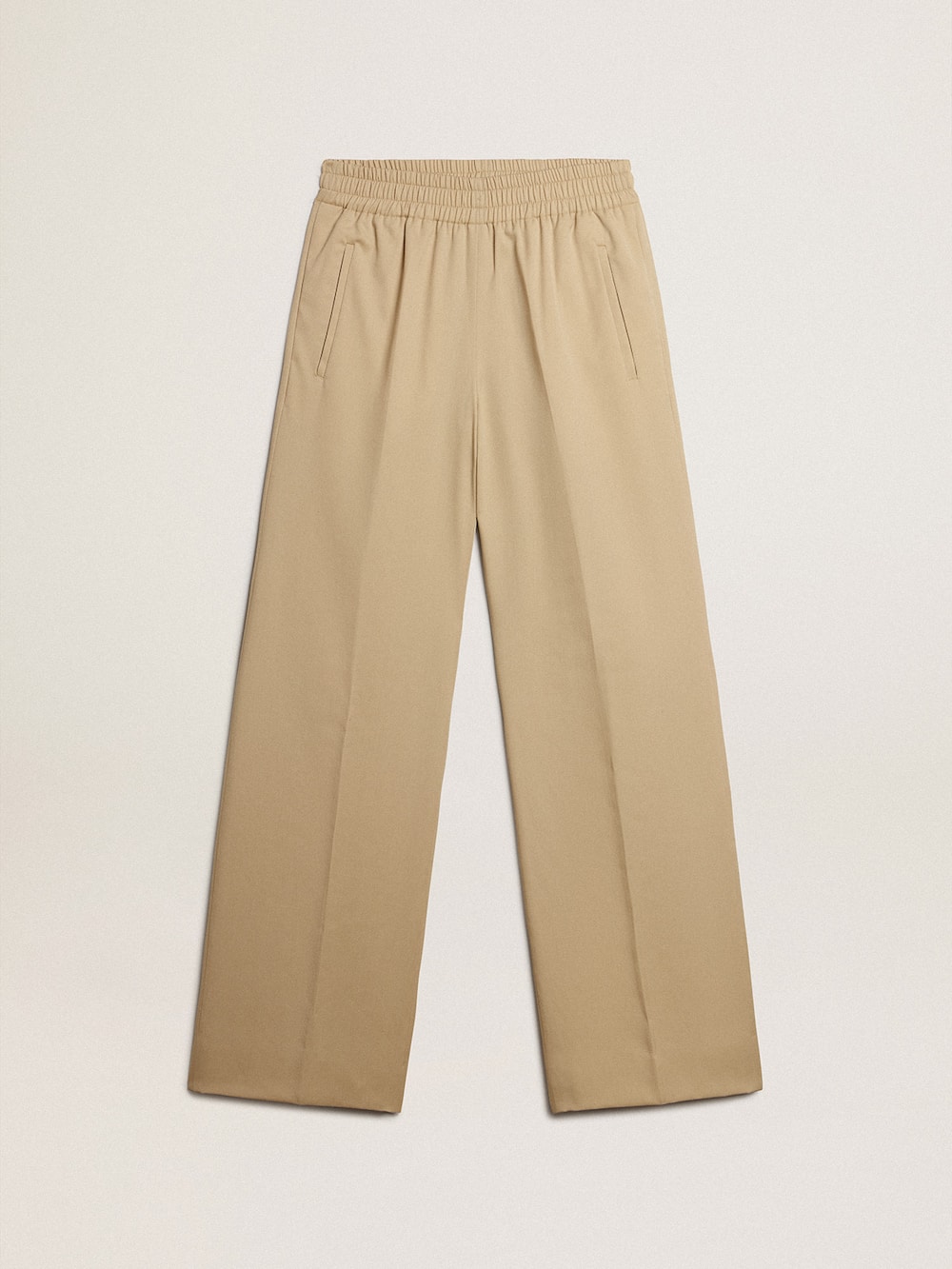 Golden Goose - Women’s sand-colored joggers in 