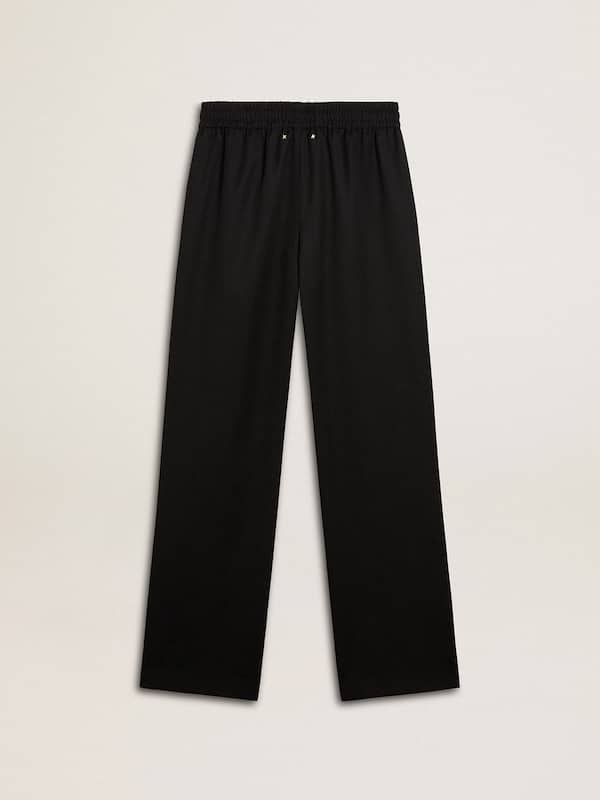 Golden Goose - Women’s black lightweight wool joggers in 
