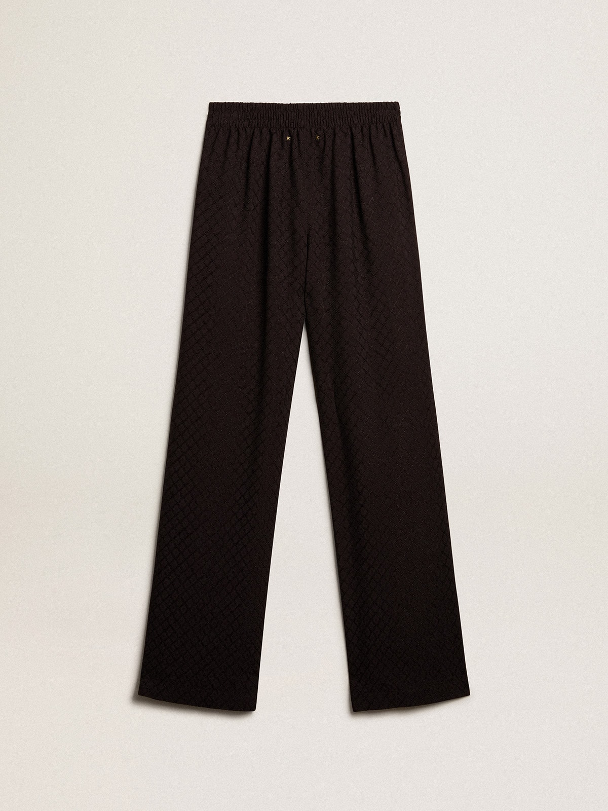 Golden Goose - Pantalón jogger de mujer en viscosa de color negro in 