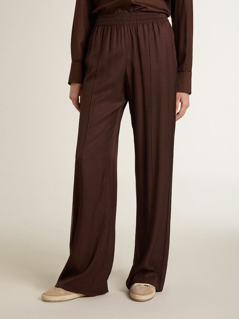 Golden Goose - Pantal&oacute;n jogger de mujer color marr&oacute;n in 