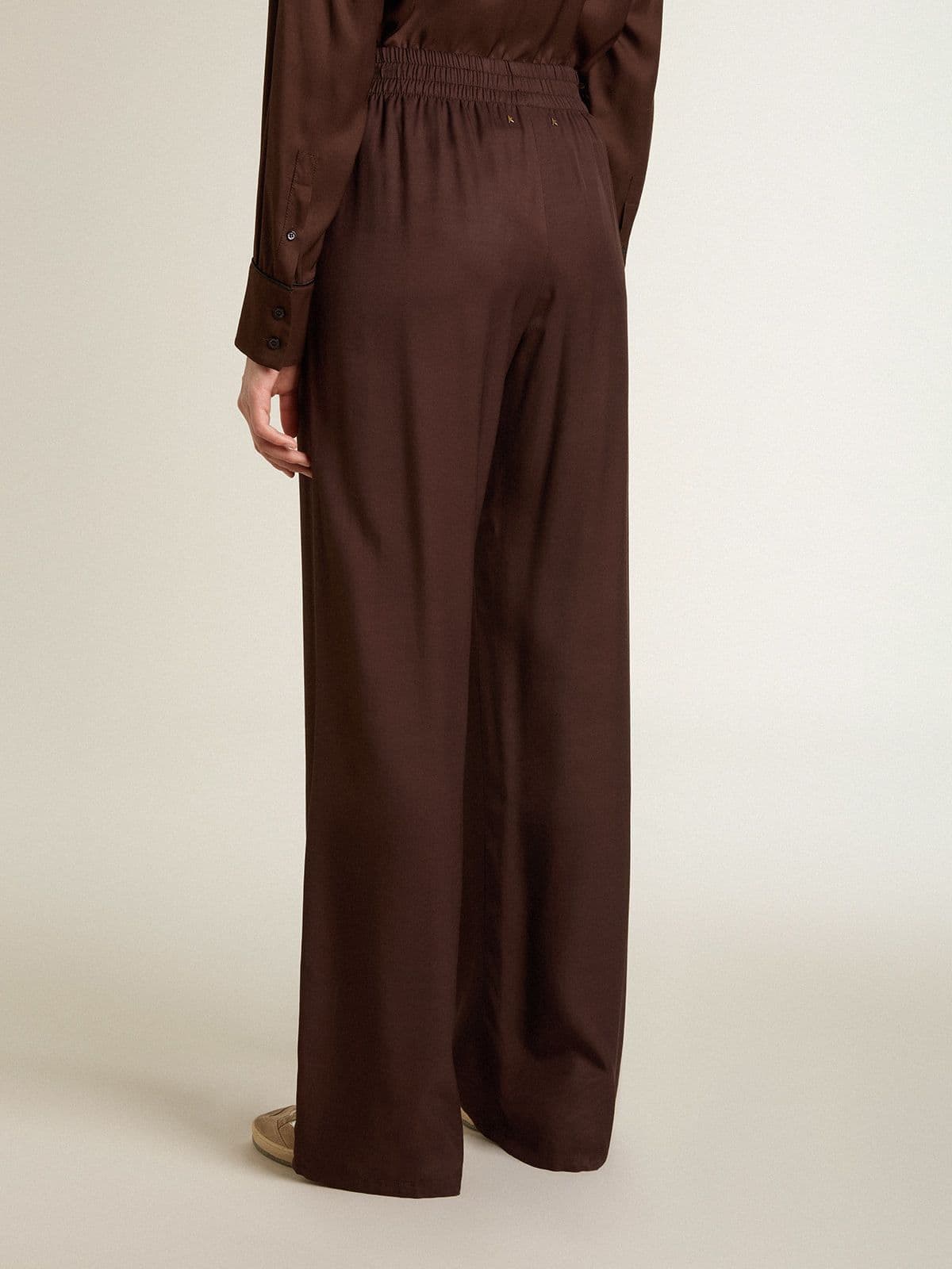 Golden Goose - Pantalone jogging da donna marrone  in 