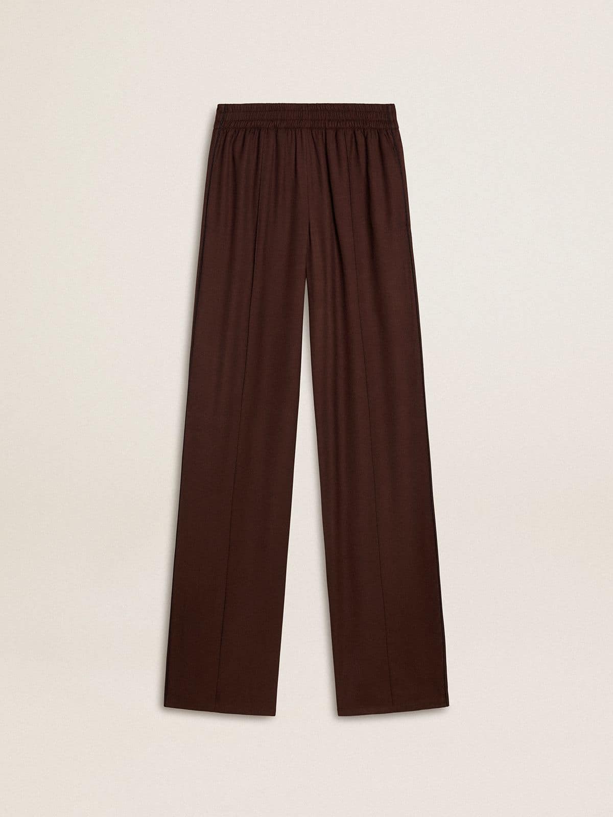 Golden ｜TRAINING PANTS (GWP00877 P000521 40380) Women's white joggers with stars on the sides