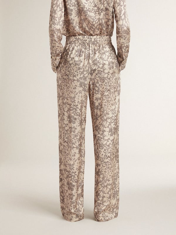 Golden Goose - Women's joggers with floral print  in 