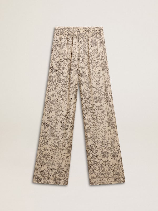 Golden Goose - Women's joggers with floral print  in 