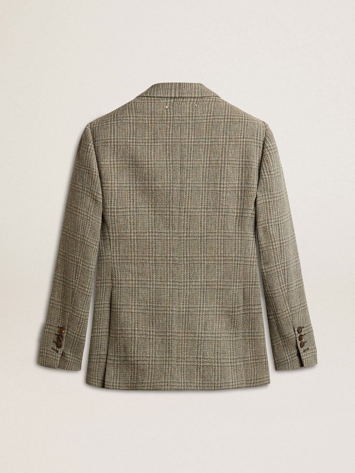 Golden Goose - Women's double-breasted blazer in Shetland wool in 