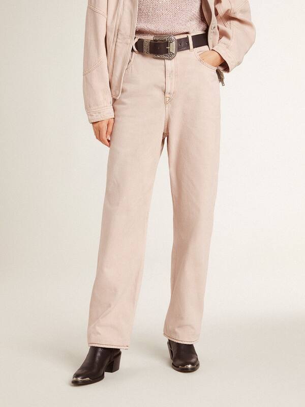 Golden Goose - Women's pink jeans  in 